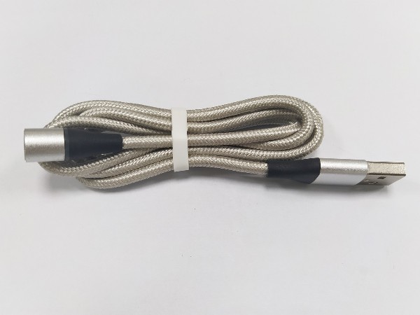 尼龍編織磁吸數據線，帶LED夜燈可傳輸數據